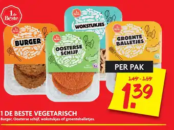 Dekamarkt 1 De Beste Vegetarisch aanbieding