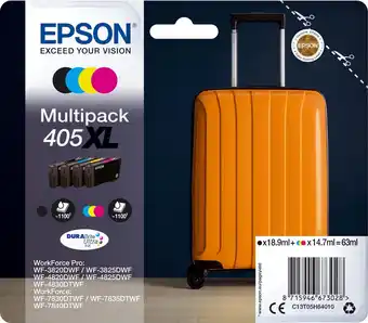 Bol.com Epson C13T05H64020 - Inktcartridge - Multipack - Zwart / Cyaan / Magenta / Geel aanbieding