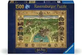 Amazon Erwachsenenpuzzle 1500 Teile - Harry Potter - Hogwarts Karte aanbieding