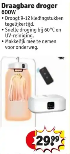 Kruidvat Draagbare droger aanbieding