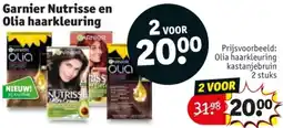 Kruidvat Garnier Nutrisse en Olia haarkleuring aanbieding