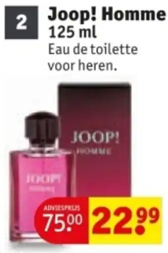 Kruidvat Joop! Homme aanbieding