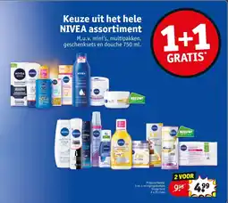 Kruidvat Keuze uit het hele Nivea assortiment aanbieding