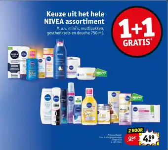 Kruidvat Keuze uit het hele Nivea assortiment aanbieding