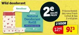Kruidvat Wild deodorant aanbieding
