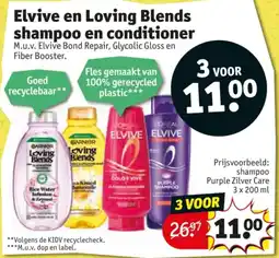 Kruidvat Elvive en Loving Blends shampoo en conditioner aanbieding