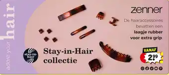 Kruidvat Zenner Stay-in-Hair collectie aanbieding