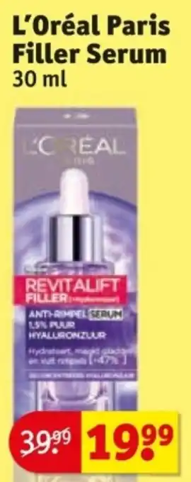 Kruidvat L'Oréal Paris Filler Serum aanbieding