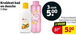Kruidvat Kruidvat bad en douche aanbieding