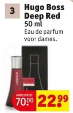Kruidvat Hugo Boss Deep Red aanbieding