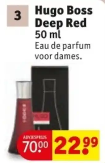 Kruidvat Hugo Boss Deep Red aanbieding