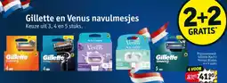 Kruidvat Gillette en Venus navulmesjes aanbieding