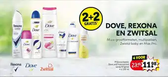Kruidvat Dove, Rexona en zwitsal aanbieding