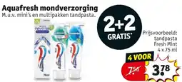 Kruidvat Aquafresh mondverzorging aanbieding