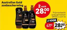 Kruidvat Australian Gold zonbescherming aanbieding