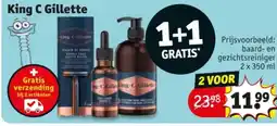 Kruidvat King C Gillette aanbieding