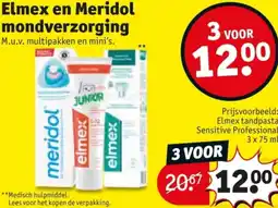 Kruidvat Elmex en Meridol mondverzorging aanbieding