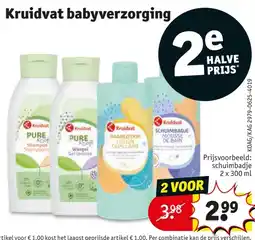 Kruidvat Kruidvat babyverzorging aanbieding