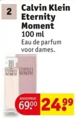 Kruidvat Calvin Klein Eternity Moment aanbieding