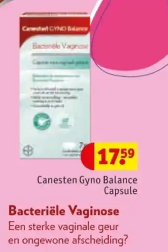 Kruidvat Canesten Gyno Balance Capsule aanbieding