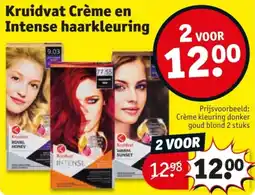 Kruidvat Kruidvat Crème en Intense haarkleuring aanbieding