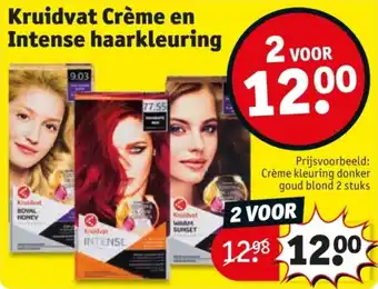 Kruidvat Kruidvat Crème en Intense haarkleuring aanbieding