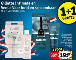 Kruidvat Gillette Intimate en Venus Voor huid en schaamhaar aanbieding