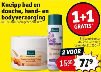 Kruidvat Kneipp bad en douche, hand en bodyverzorging aanbieding
