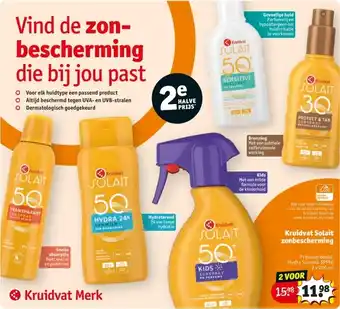 Kruidvat Kruidvat Solait zonbescherming aanbieding