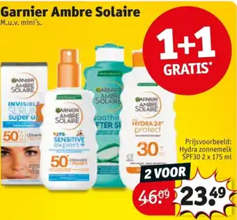 Kruidvat Garnier Ambre Solaire aanbieding
