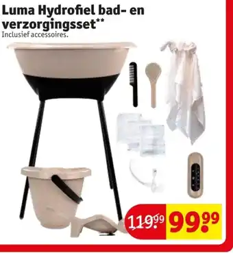 Kruidvat Luma Hydrofiel bad en verzorgingsset aanbieding