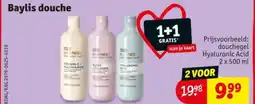 Kruidvat Baylis douche aanbieding