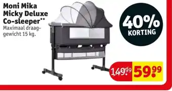 Kruidvat Moni Mika Micky Deluxe Co-sleeper aanbieding