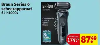 Kruidvat Braun Series 6 scheerapparaat aanbieding