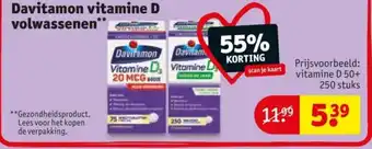 Kruidvat Davitamon vitamine D volwassenen aanbieding