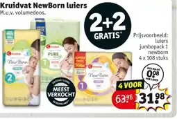 Kruidvat Kruidvat NewBorn luiers aanbieding
