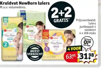 Kruidvat Kruidvat NewBorn luiers aanbieding