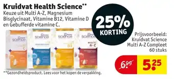 Kruidvat Kruidvat Health Science aanbieding
