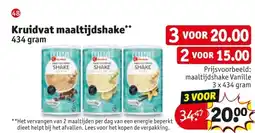 Kruidvat Kruidvat maaltijdshake aanbieding