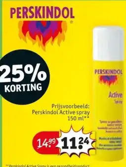 Kruidvat Perskindol Active spray aanbieding