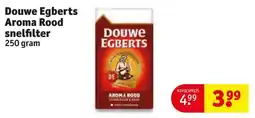Kruidvat Douwe Egberts Aroma Rood snelfilter aanbieding