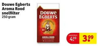 Kruidvat Douwe Egberts Aroma Rood snelfilter aanbieding