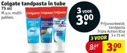 Kruidvat Colgate tandpasta in tube aanbieding