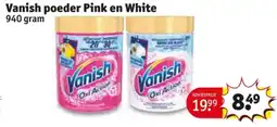Kruidvat Vanish poeder Pink en White aanbieding
