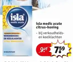 Kruidvat isla medic acute citrus honing aanbieding