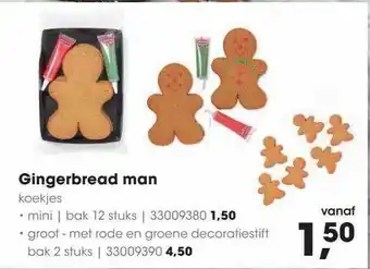 HANOS Gingerbread Man Koekjes aanbieding