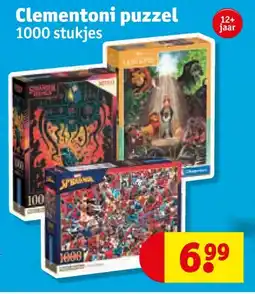 Kruidvat Clementoni puzzel aanbieding