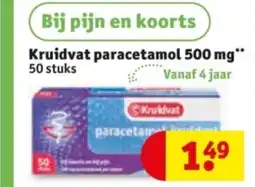 Kruidvat Kruidvat paracetamol 500 mg aanbieding