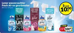 Kruidvat Lenor wasverzachter Fresh Air en geurbooster aanbieding