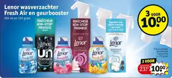 Kruidvat Lenor wasverzachter Fresh Air en geurbooster aanbieding